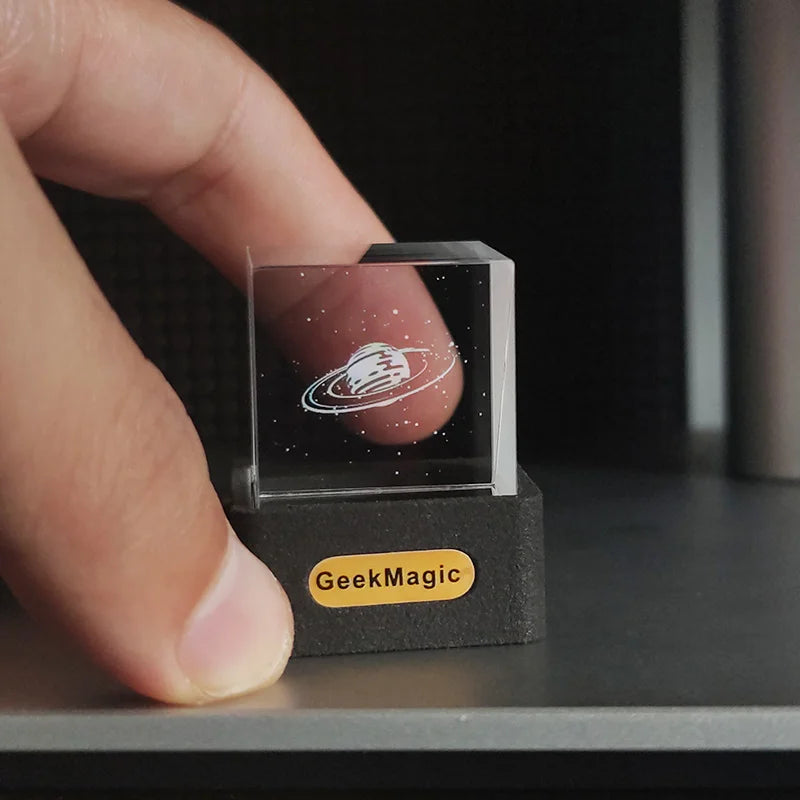 GIFTV™ Cube with holographic universe animation