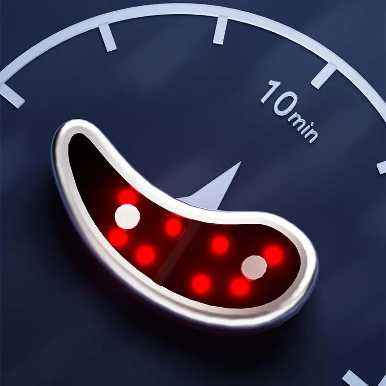 GlowEyes™ Eye Massager showing 10 minute timer