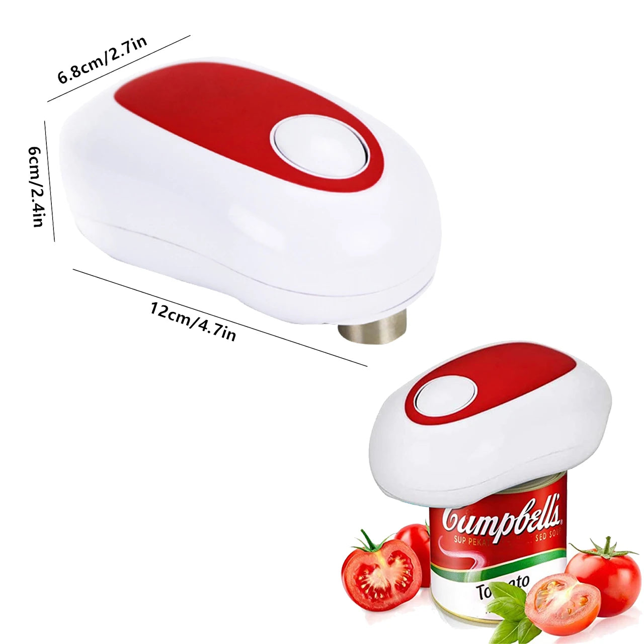 best Electric Can Opener Electric Jar Opener Useful Gadgets Easy to Open Automatic Safety High Power Opener Can Kitchen Gadgets Tools.
