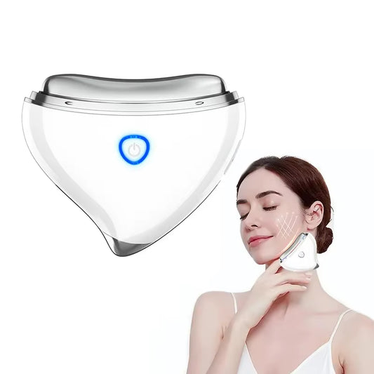 Woman using GlowLift™ Facial Massager
