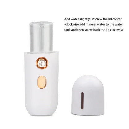 open face of NanoMistify™ facial mister