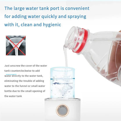 Mini Portable Humidifier Nano Mister Facial Steamer Device Beauty Spray Hydrating Apparatus Cold Spray Apparatus Rechargeable..