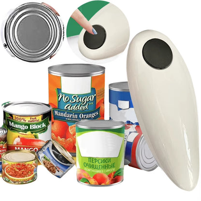 SnapOpener™ hands-free electric jar opener in white color
